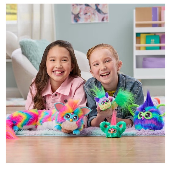 FURBY DJ Furblets Berry-Cup-Cake Mini Electronic Plush Toy with Funny Stretchabl - Picture 4 of 11